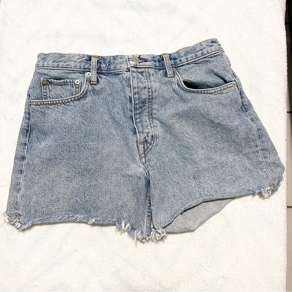 Helmut Lang Denim Cut off Boy Short Size 29 - Picture 2 of 8